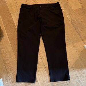 Men’s Lulu lemon zip front slacks. Size 38 inseam 30